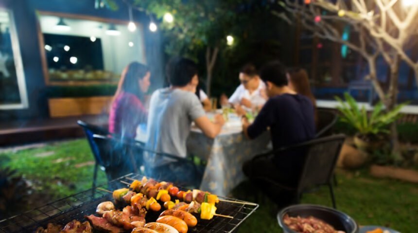 BBQ zones and social areas