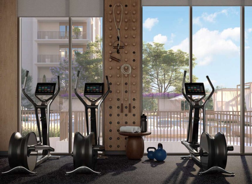 Fitness centre with state-of-the-art equipment