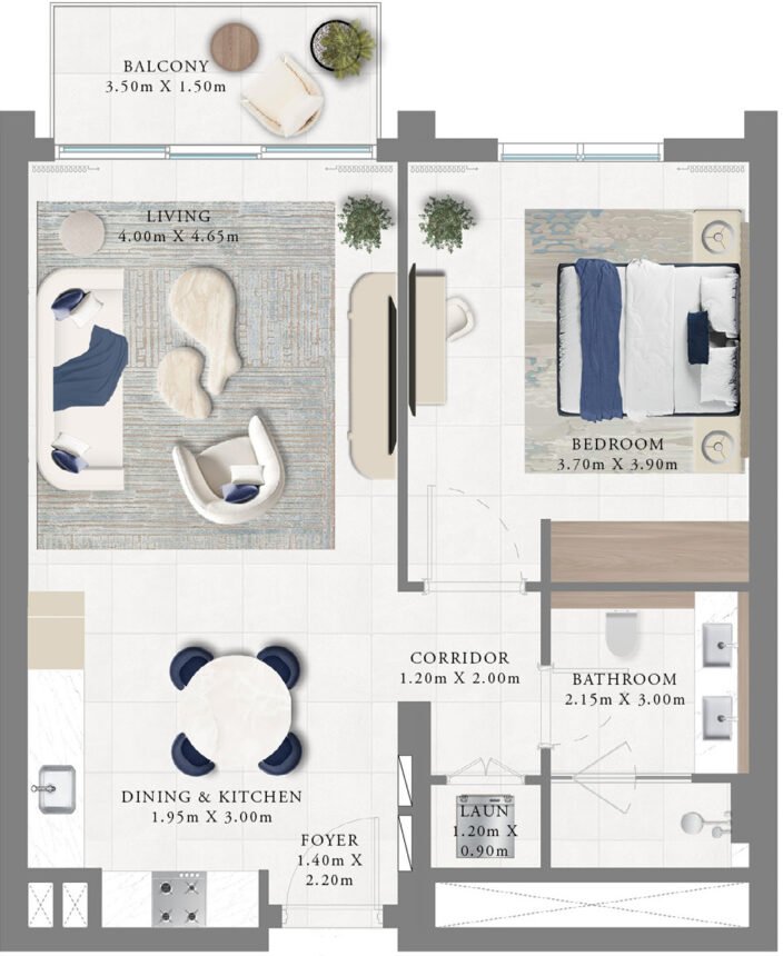 Floor Plans Altus - 2 Bedrooms Apartments