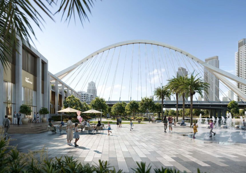 Landscaped promenade