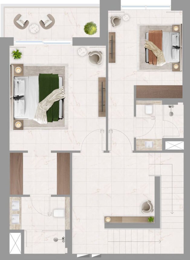 Floor Plans Address Residences - 3 Bedrooms Townhouses