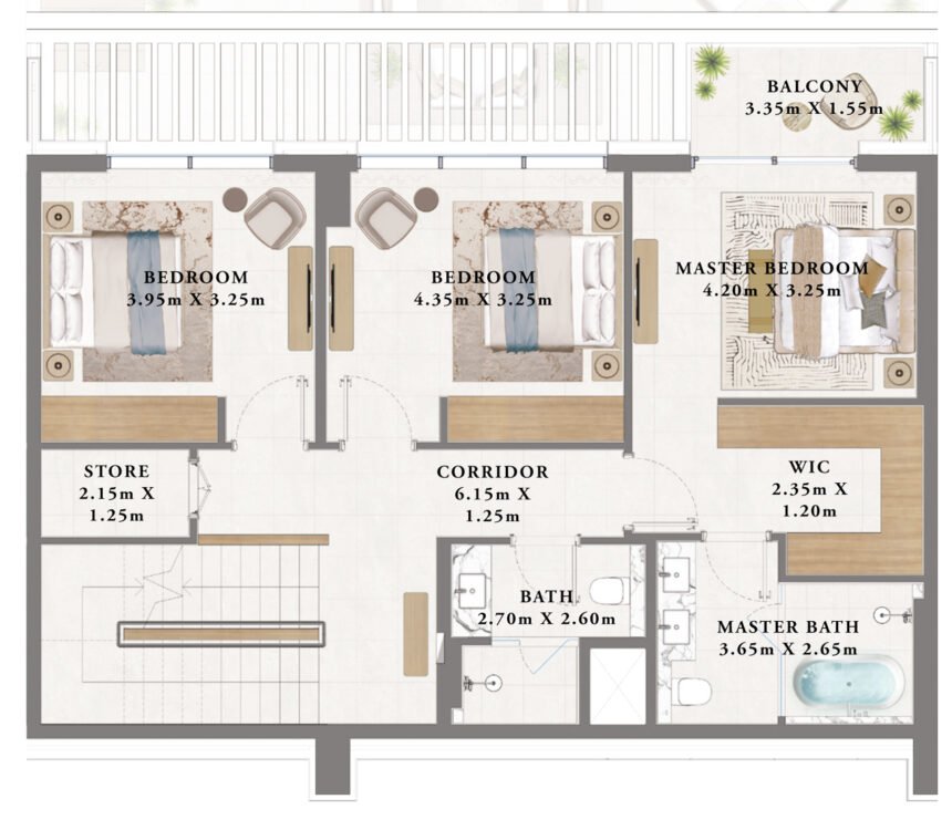 Floor Plans Altan - 3 Bedrooms Townhouses